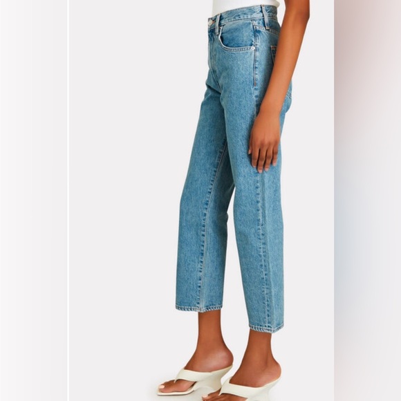 SLVRLAKE London Cropped High-Rise Jeans Size 29